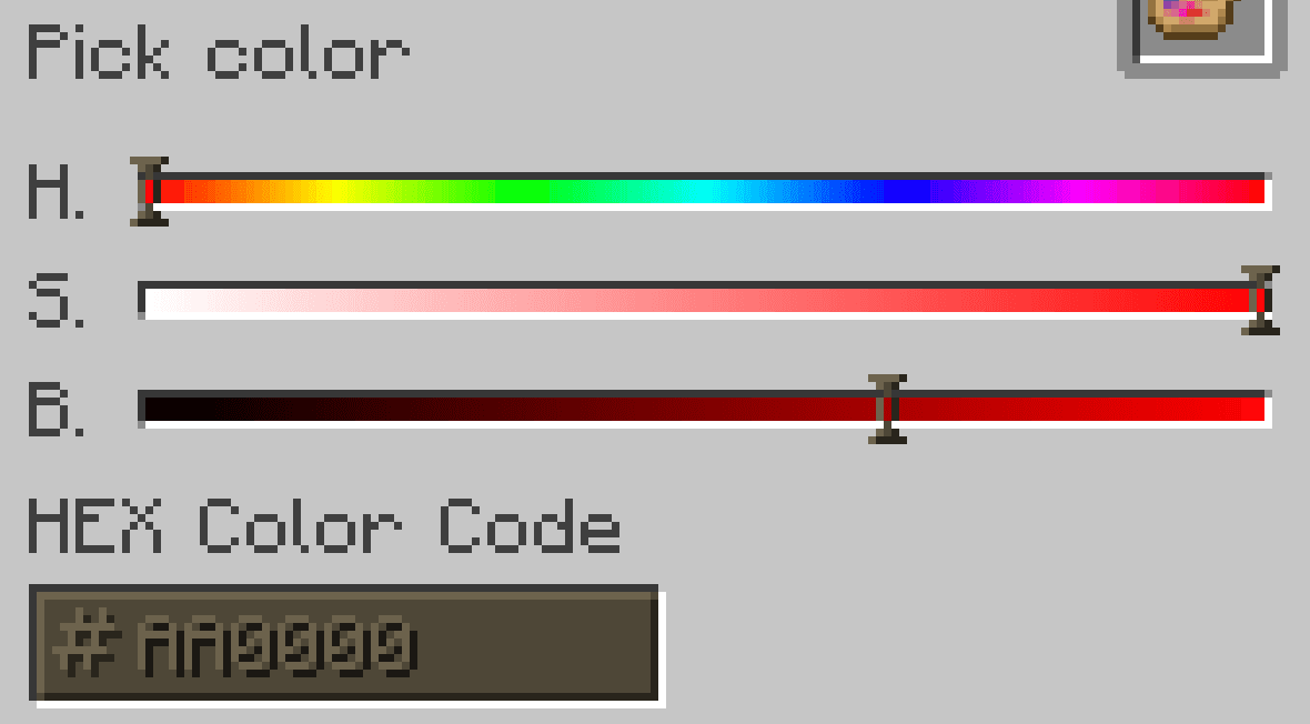 Color configuration instruction image